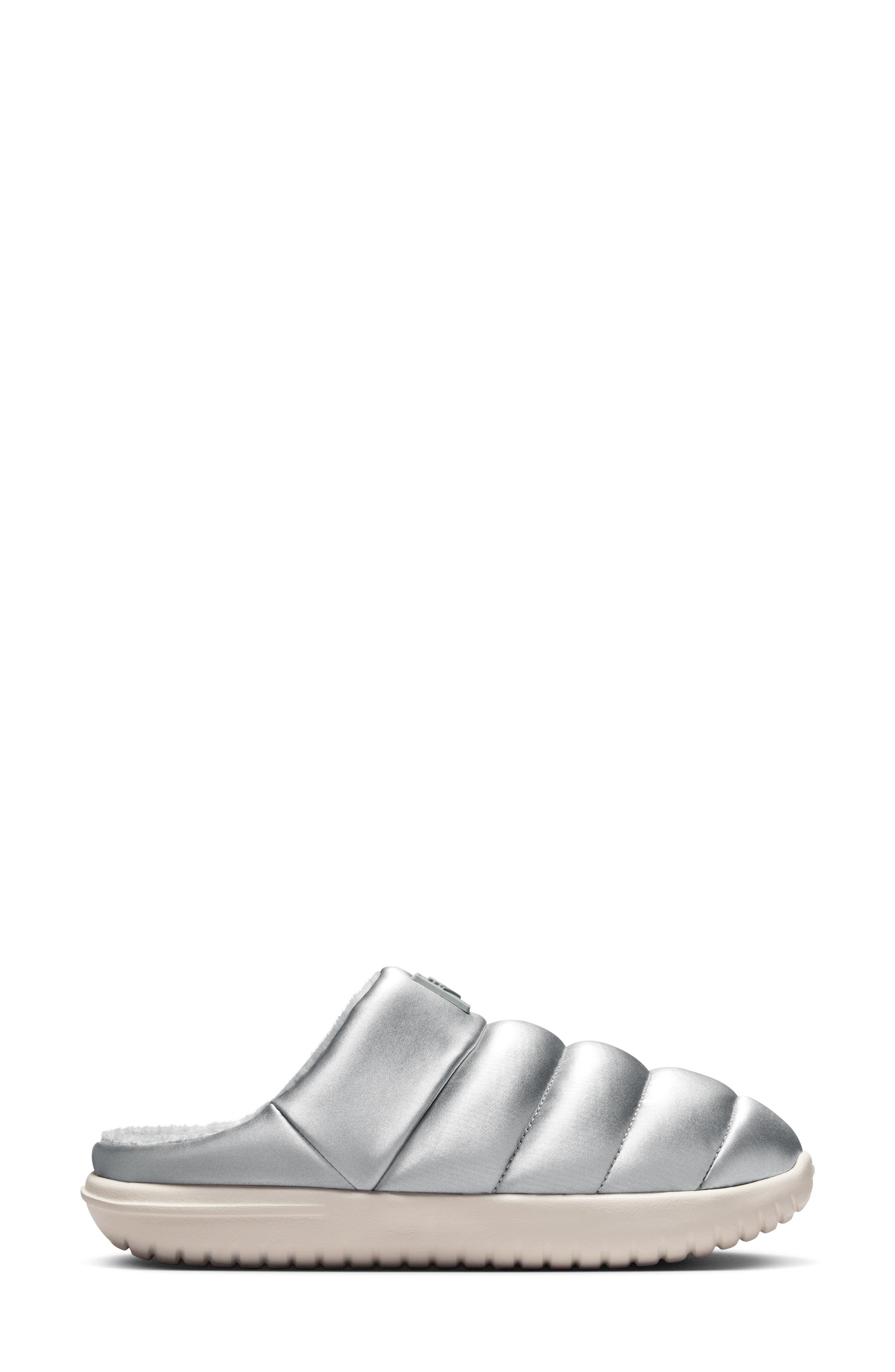 Burrow SE Slipper, Main, color, METALLIC SILVER/ BROWN