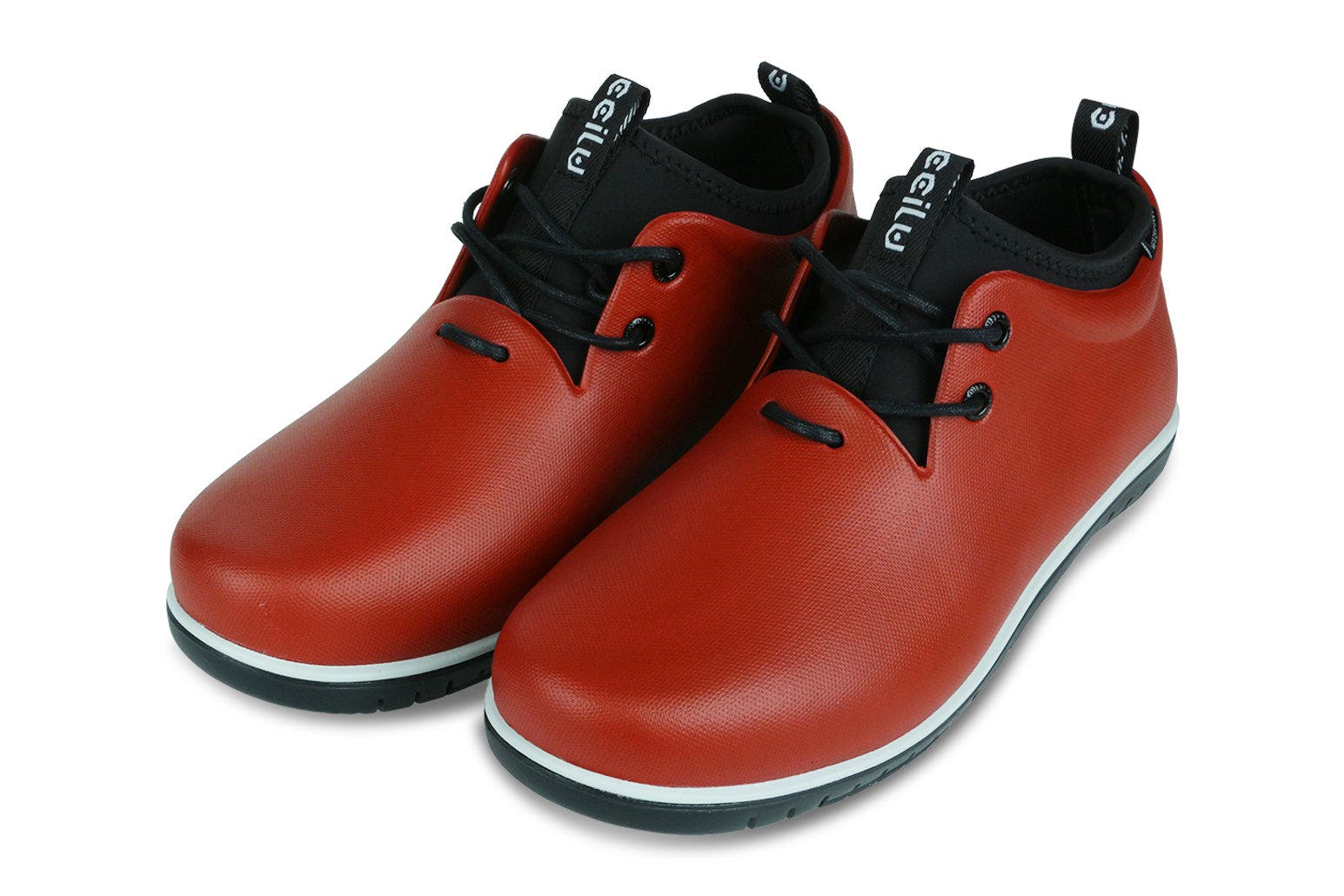Xpresole Panto Lace-Up Waterproof Boot, Alternate, color, Red Affogato
