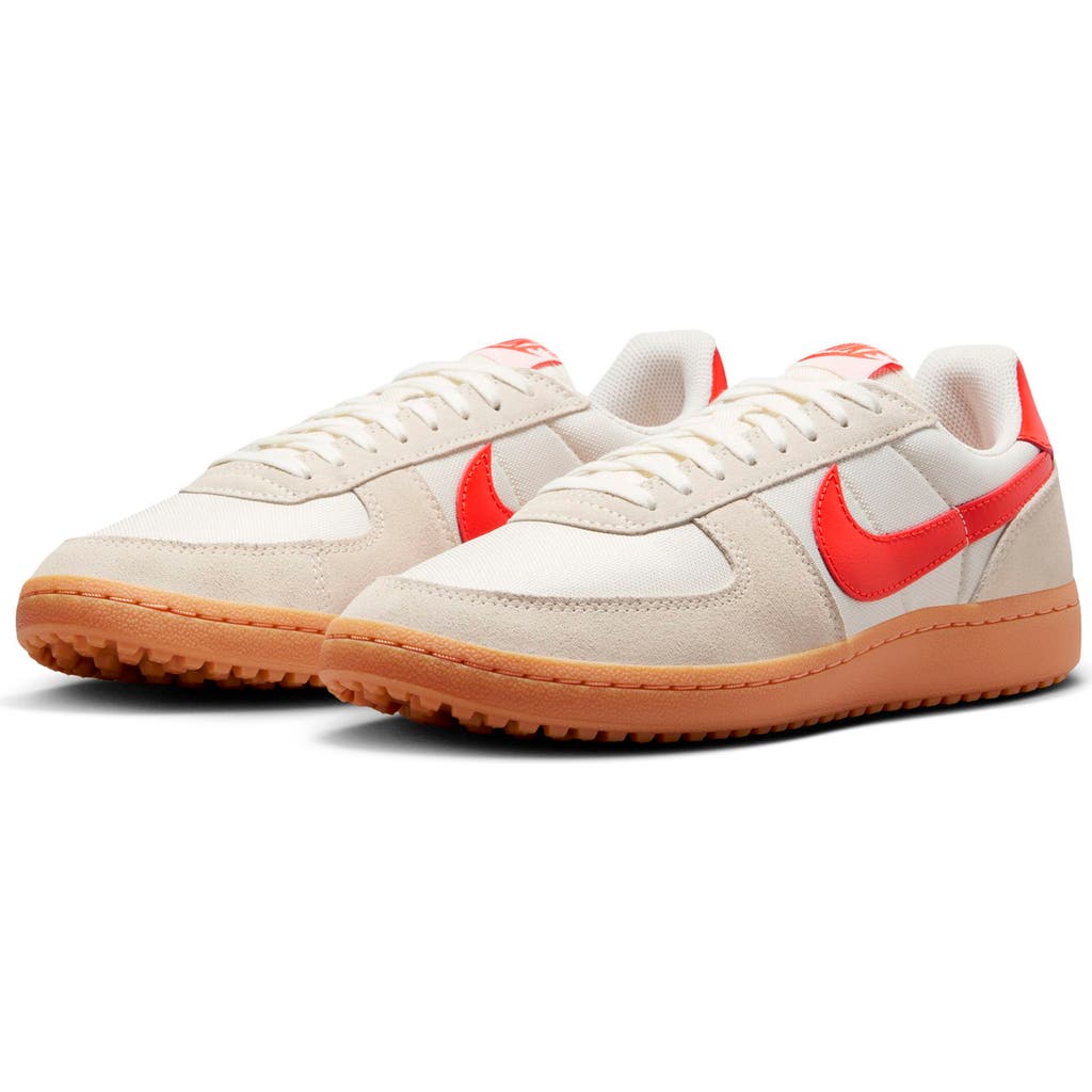 Nike Field General Sneaker In Ivory/picante Red/yellow