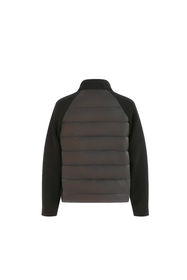 Quilted Zip Jacket, Alternate, color, Black