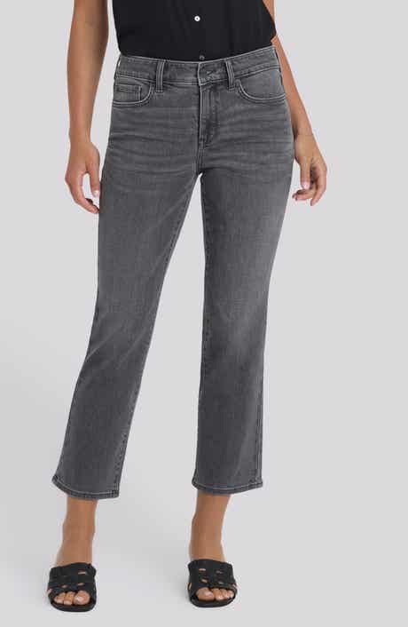 Marilyn Floral Pocket Ankle Straight Leg Jeans
