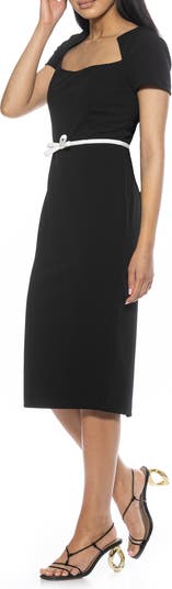 Alma Sheath Midi Dress