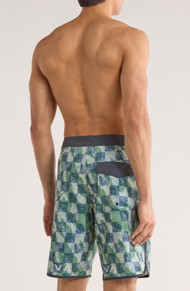 RVCA Northern Swim Trunks, Alternate, color, Olive