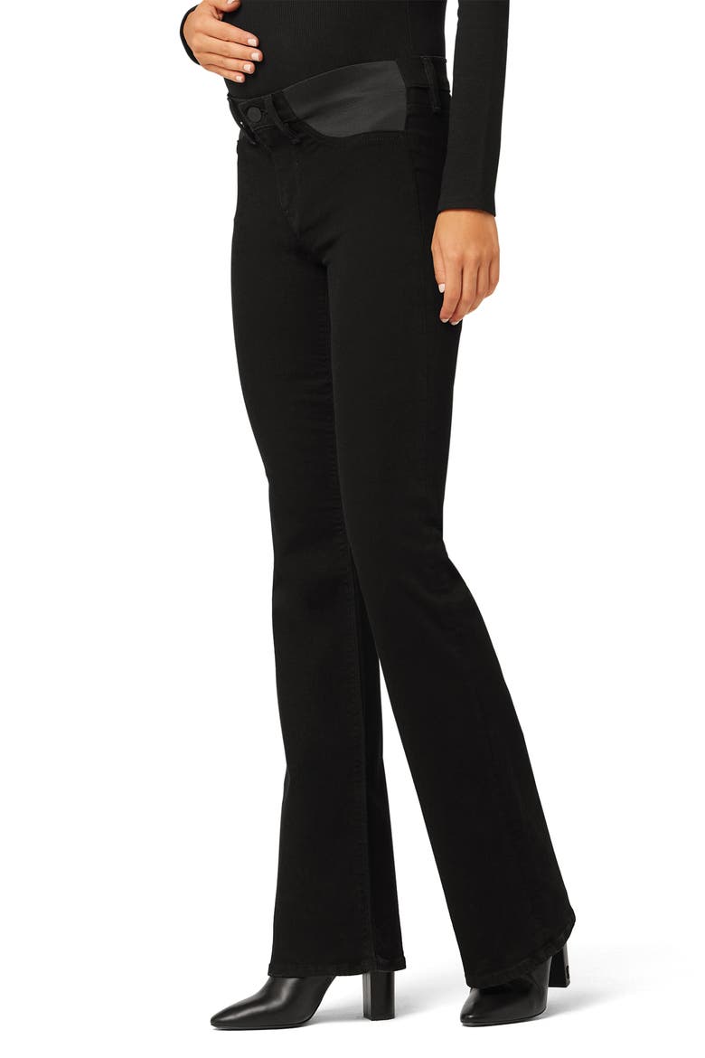 Nico Bootcut Maternity Jeans, Main, color, BLACK