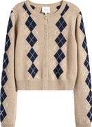 Reformation Clara Cashmere Crew Cardigan