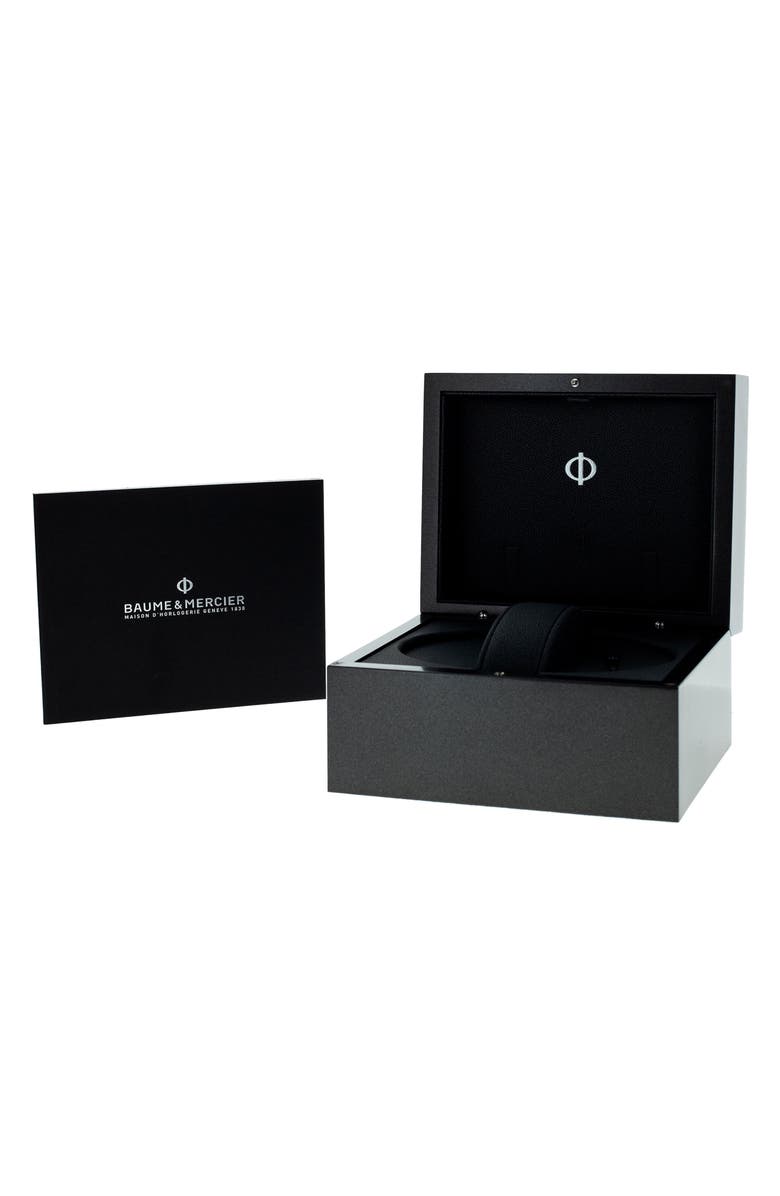 Watchfinder & Co. Preowned Baume et Mercier Capeland Leather Strap Watch, 42mm, Alternate, color, 