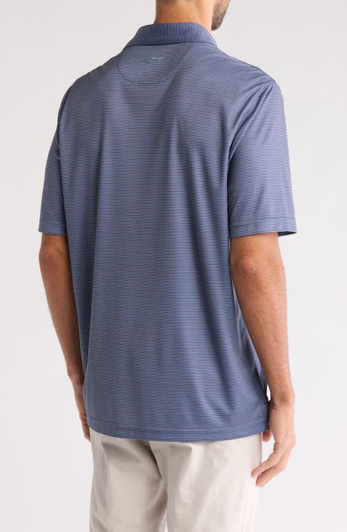 Greg Norman Performance Stretch Golf Polo<br /> In Navy Heather