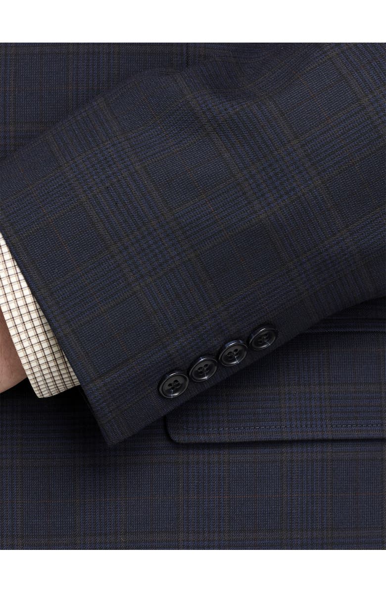 Oak Hill by DXL Big & Tall Plaid Sport Coat, Alternate, color, 