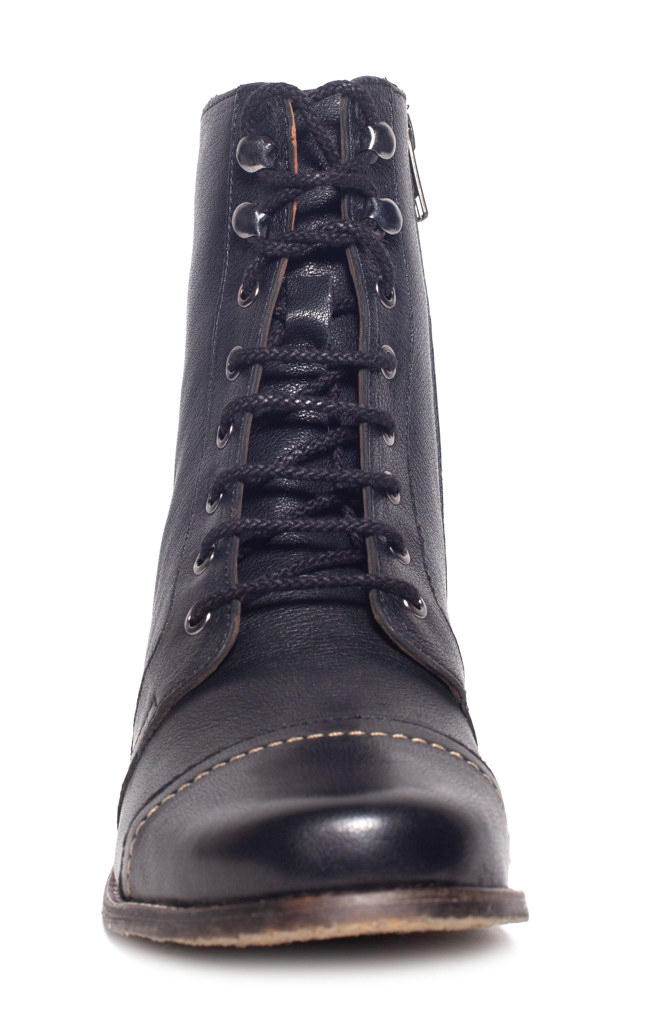 Unity in Diversity Liberty Organic Leather Combat Boot, Alternate, color, 