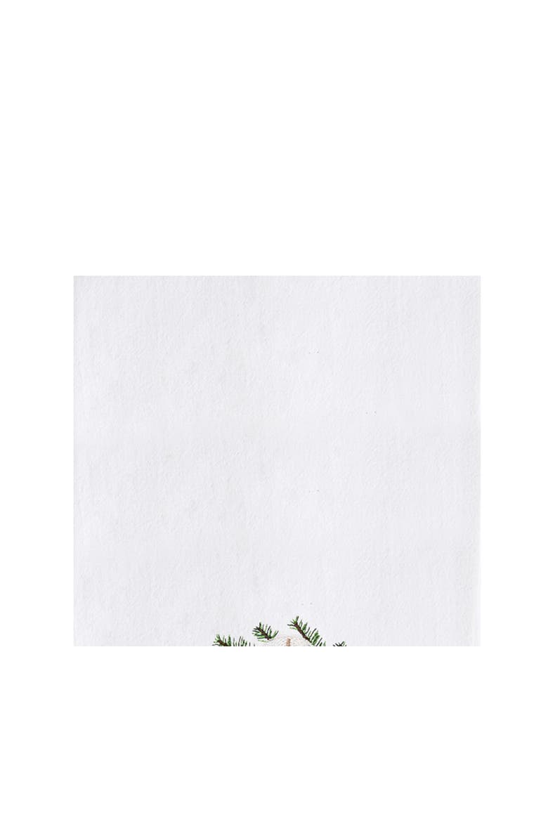 Coastal Shell Wreath 100% Cotton Flour Sack Dishtowel, Alternate, color, Green