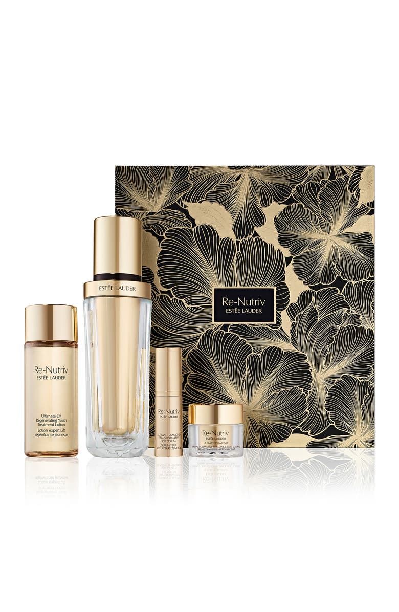 Estée Lauder Re-Nutriv Youth-Boosting Radiance Ritual Skincare Set (Limited Edition) $474 Value, Main, color,
