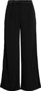 Halogen® Satin Contrast Wide Leg Pants