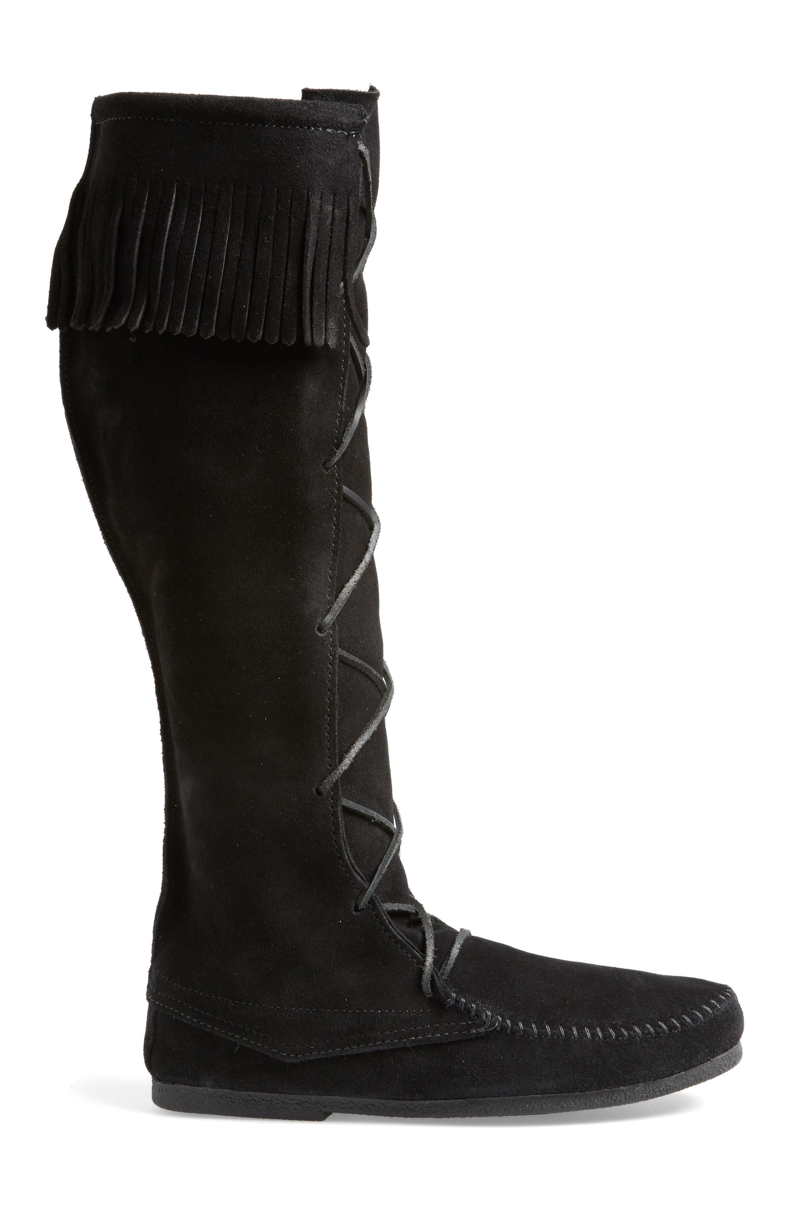 Minnetonka Knee High Boot, Alternate, color, 