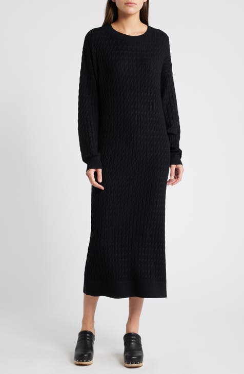 Nordstrom black sweater dress best sale