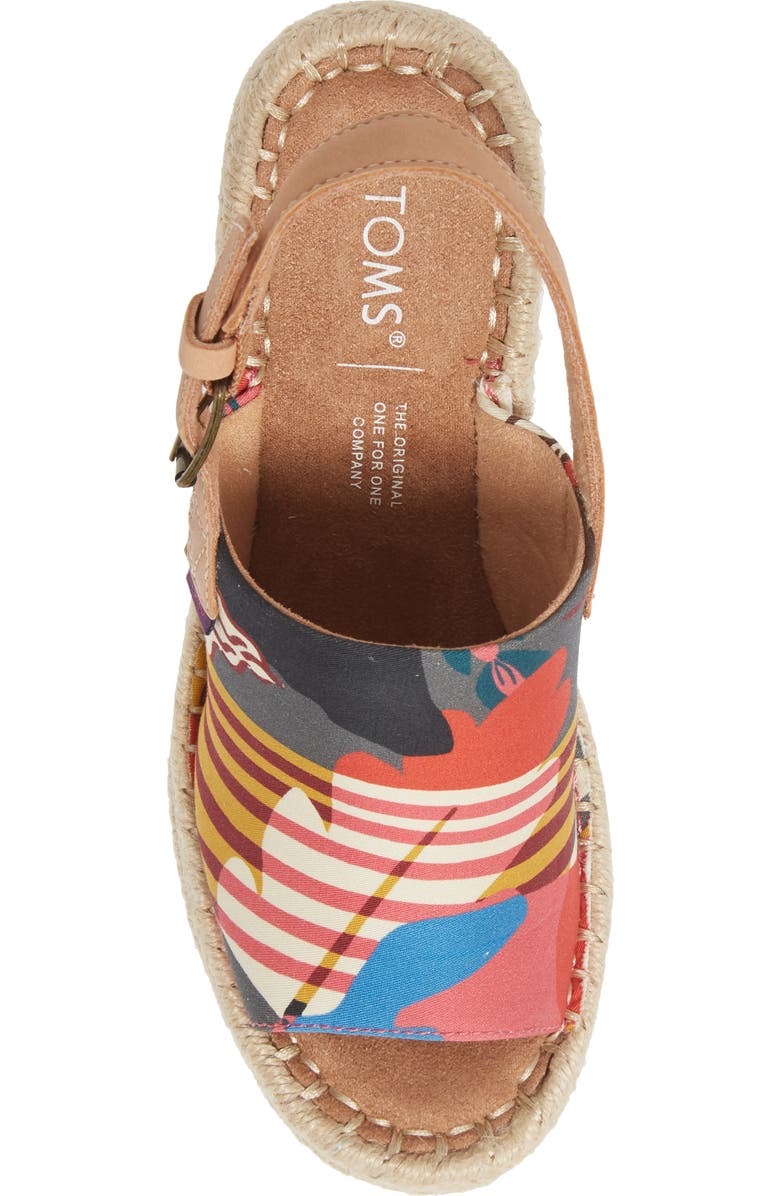 TOMS Monica Slingback Wedge, Alternate, color,