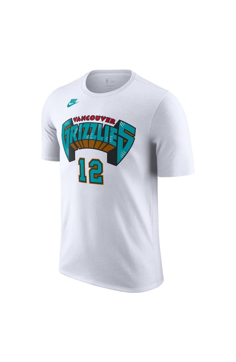 Nike Men's Nike Ja Morant White Memphis Grizzlies Classic Edition Name & Number T-Shirt, Alternate, color, 