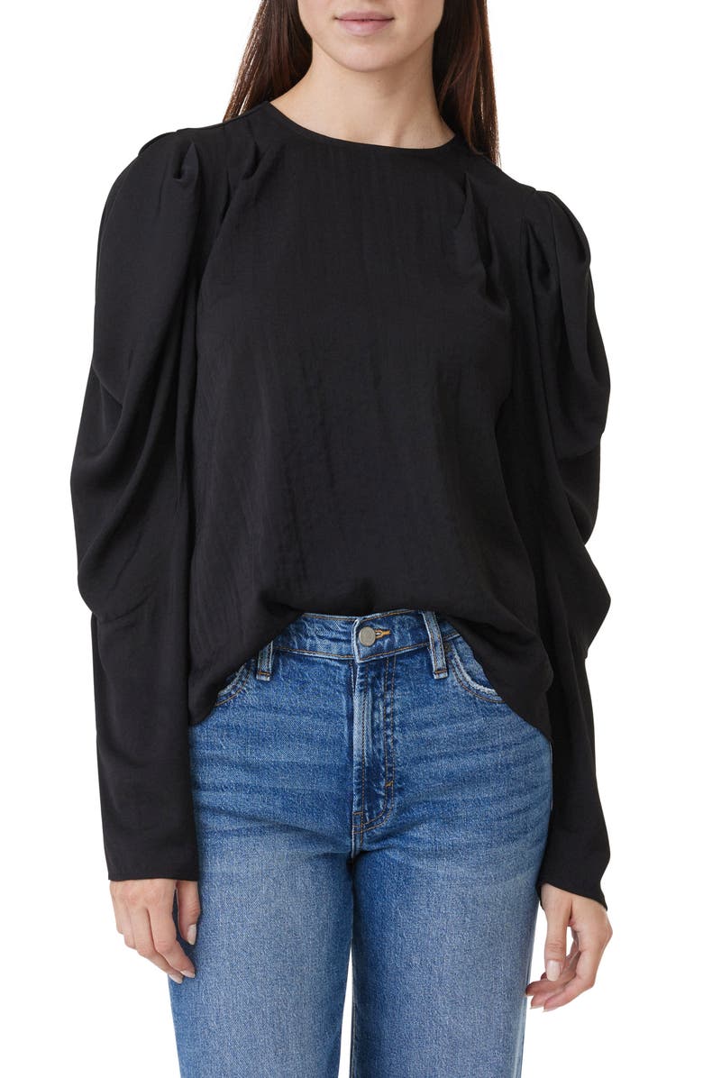 Habitual Puff Shoulder Drape Top, Main, color, 