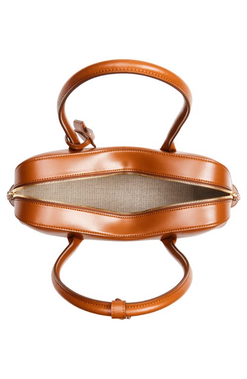 Stella Mccartney Camel Synthetic Leather Ryder Medium Shoulder Bag In Brown