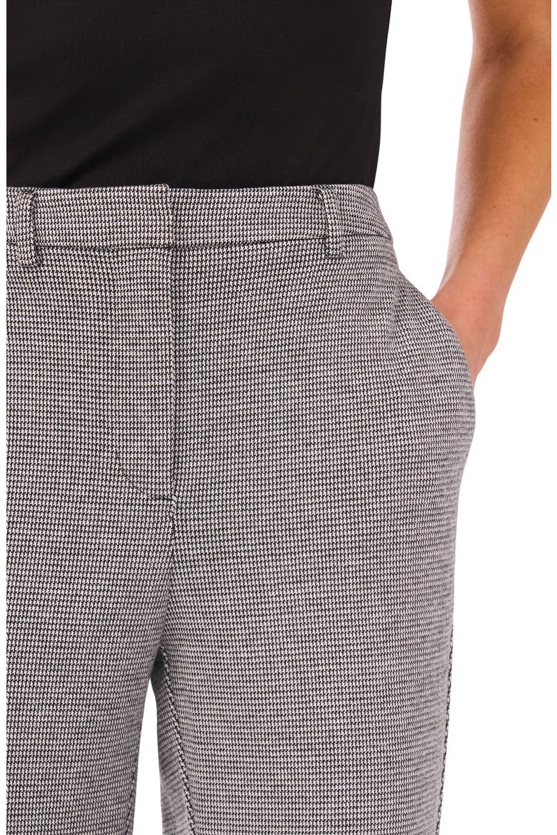Houndstooth Flare Leg Pants, Alternate, color, BLACK TONES