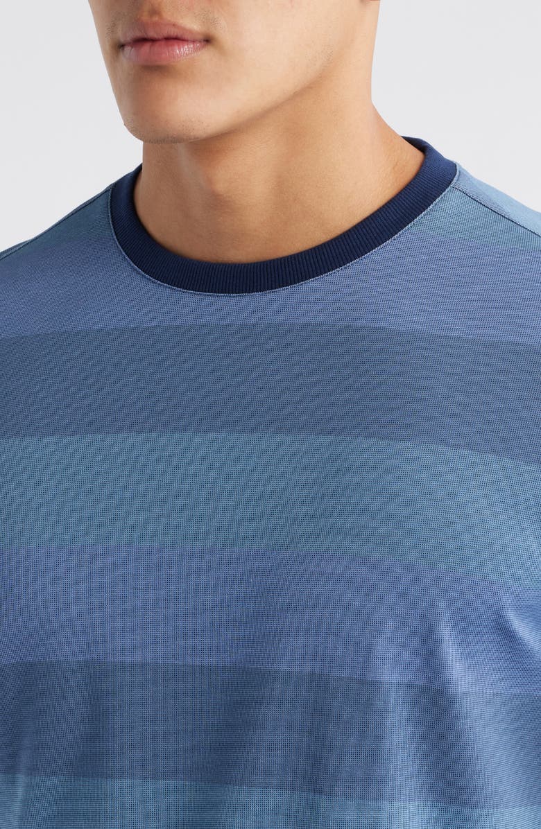 Robert Barakett Morning Lake Short Sleeve Crewneck T-Shirt, Alternate, color, Blue