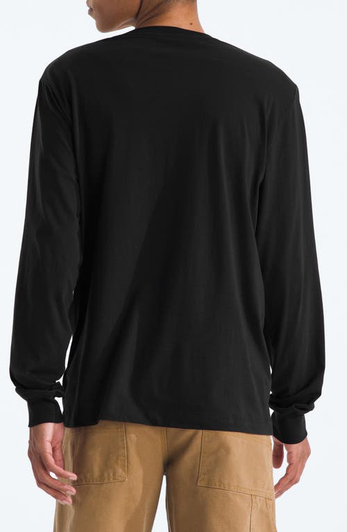 The North Face Evolutions Long Sleeve T-shirt In Black