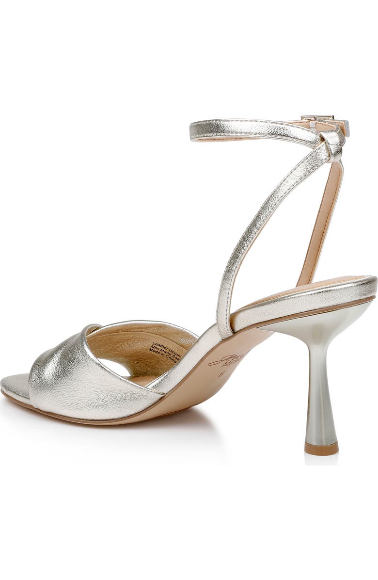 Jewel Badgley Mischka Kaia Ankle Strap Sandal, Alternate, color, Gold Leath