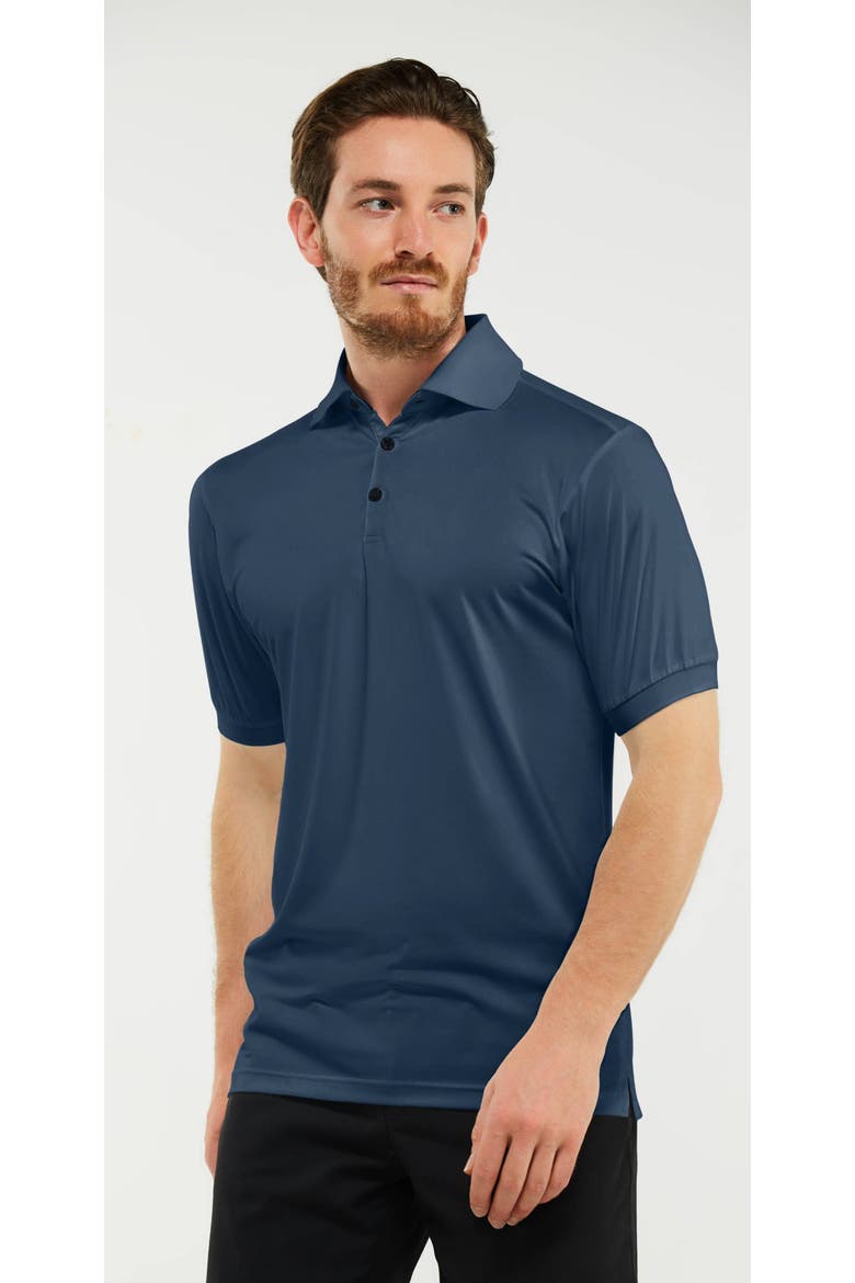 Lightweight Performance Stretch Golf Polo Shirt, Alternate, color, Dark Gray, Burgundy, Navy