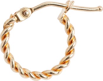 Bony Levy 14K Gold Small Twisted Rope Hoop Earrings | Nordstrom