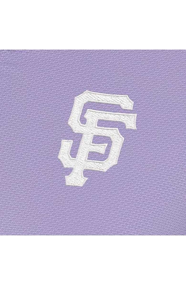 ANTIGUA Women's Antigua  Purple San Francisco Giants Finish Quarter-Zip Pullover Top, Alternate, color, 