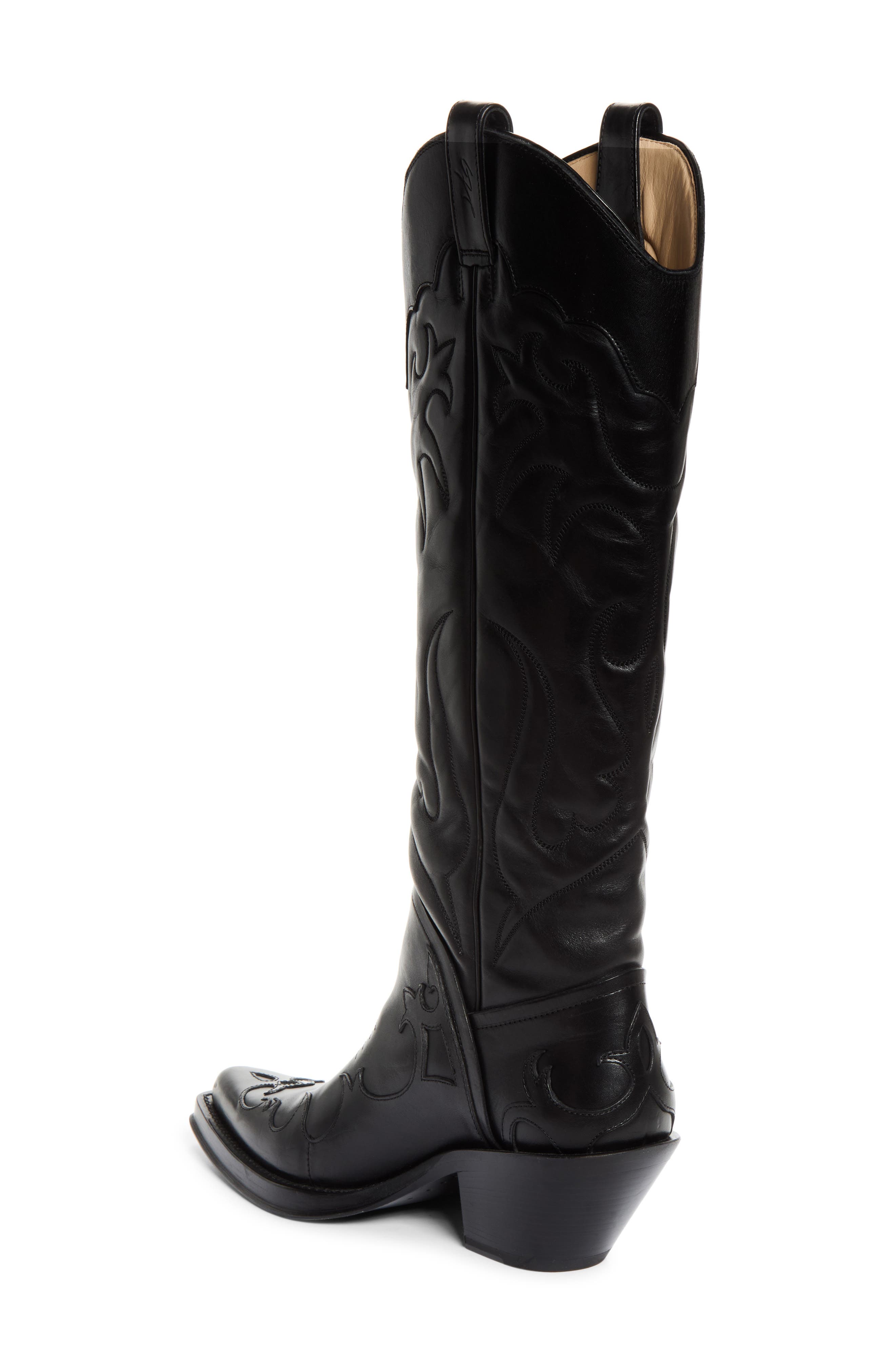 Capitana Western Boot, Alternate, color, BLACK