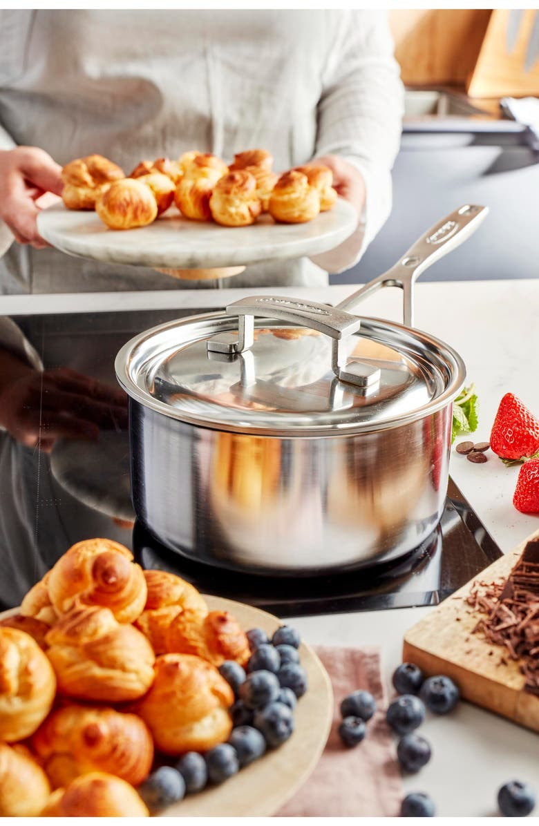 Demeyere Industry 5-Ply 1.5-Quart Stainless Steel Sauce Pan, Alternate, color, Stainless Steel