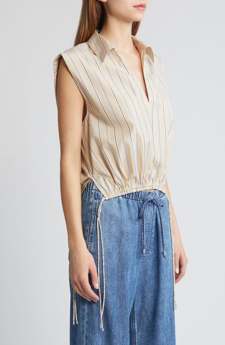 rag & bone Fiona Tie Hem Sleeveless Top, Alternate, color, 