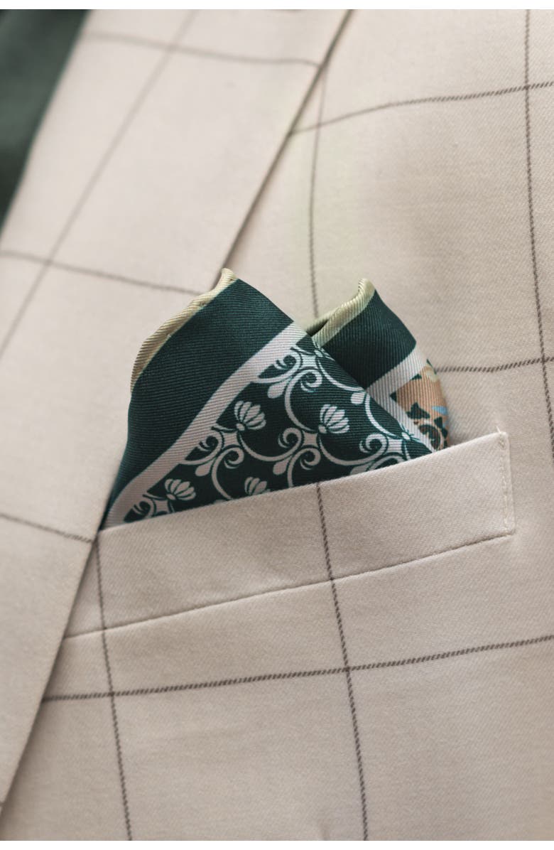 Elizabetta Portici - Silk Pocket Square for Men, Alternate, color,