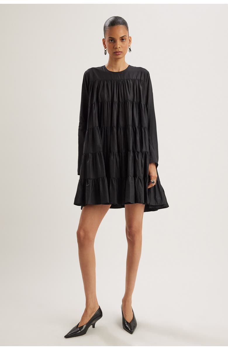 Merlette Soliman Dress, Alternate, color, Black