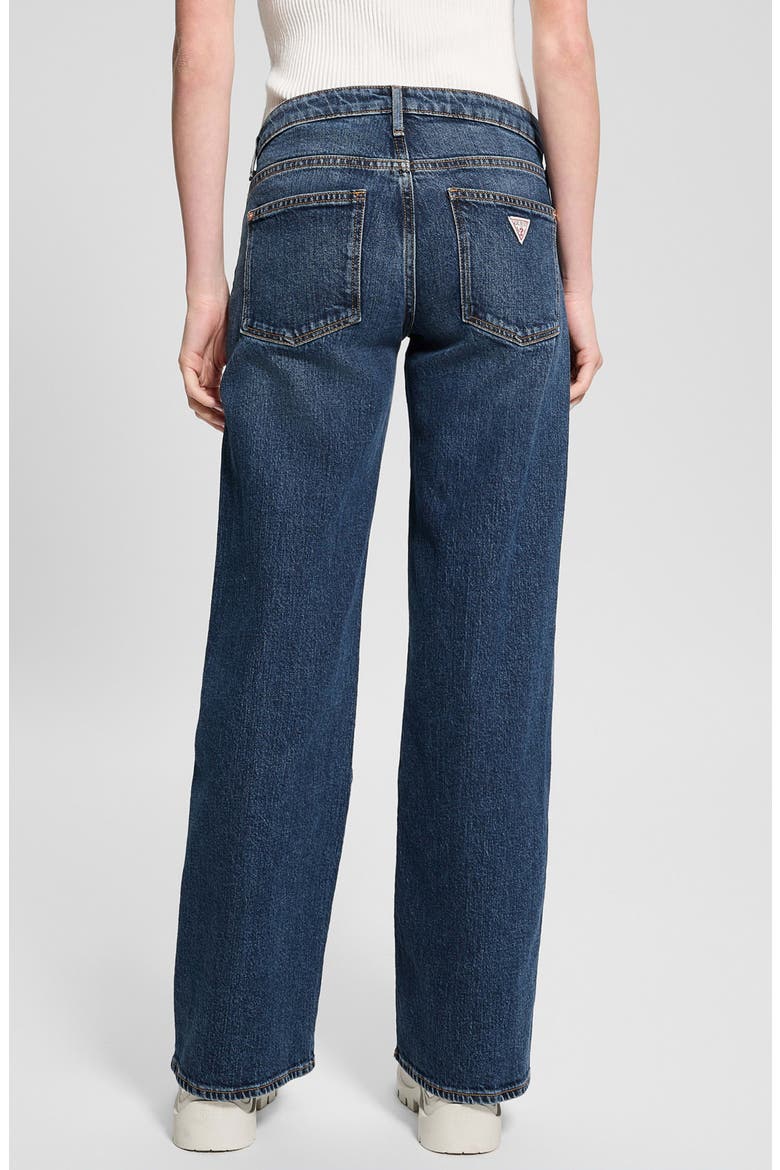 Low Rise Slouchy Straight Leg Jeans, Alternate, color, MOTS