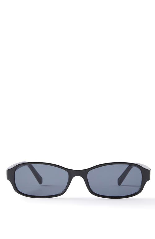 Cotton On Jamie Slim Wrap Around Sunglasses In Black