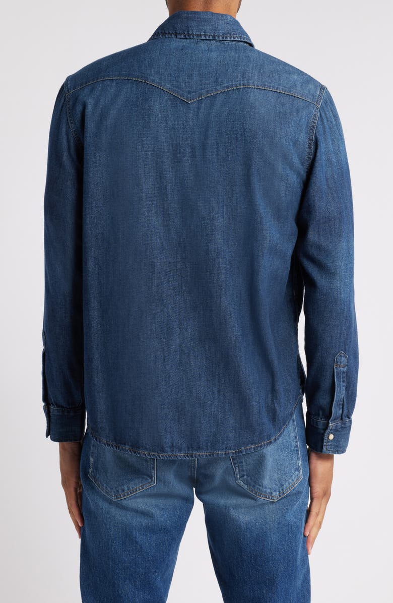 AG Aiden Western Denim Snap-Up Shirt, Alternate, color, Exhibition