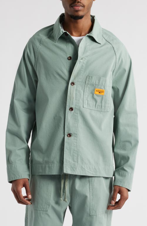Service Works Organic Cotton Ripstop Front Of House Jacket In Sage