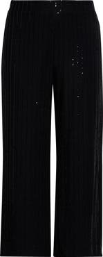 Anne Klein Metallic Stripe Wide Leg Pants