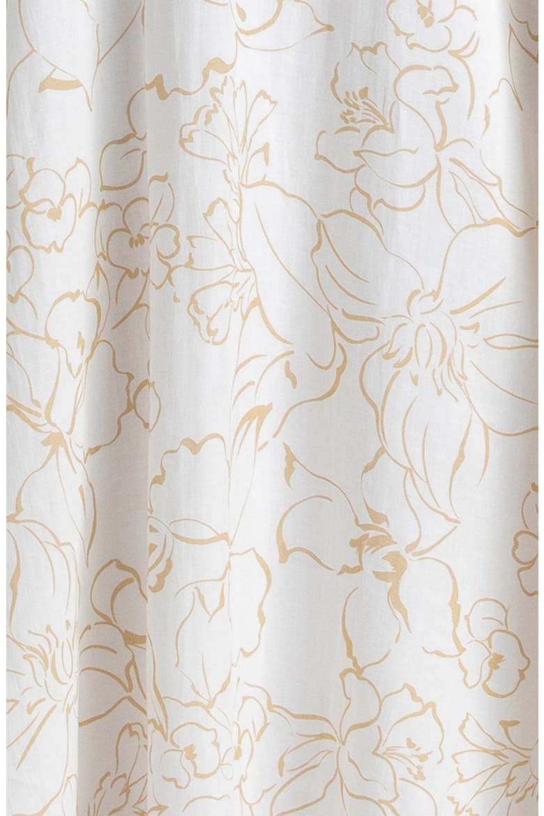 Print Maternity Midi Skirt, Alternate, color, WHITE/BROWN