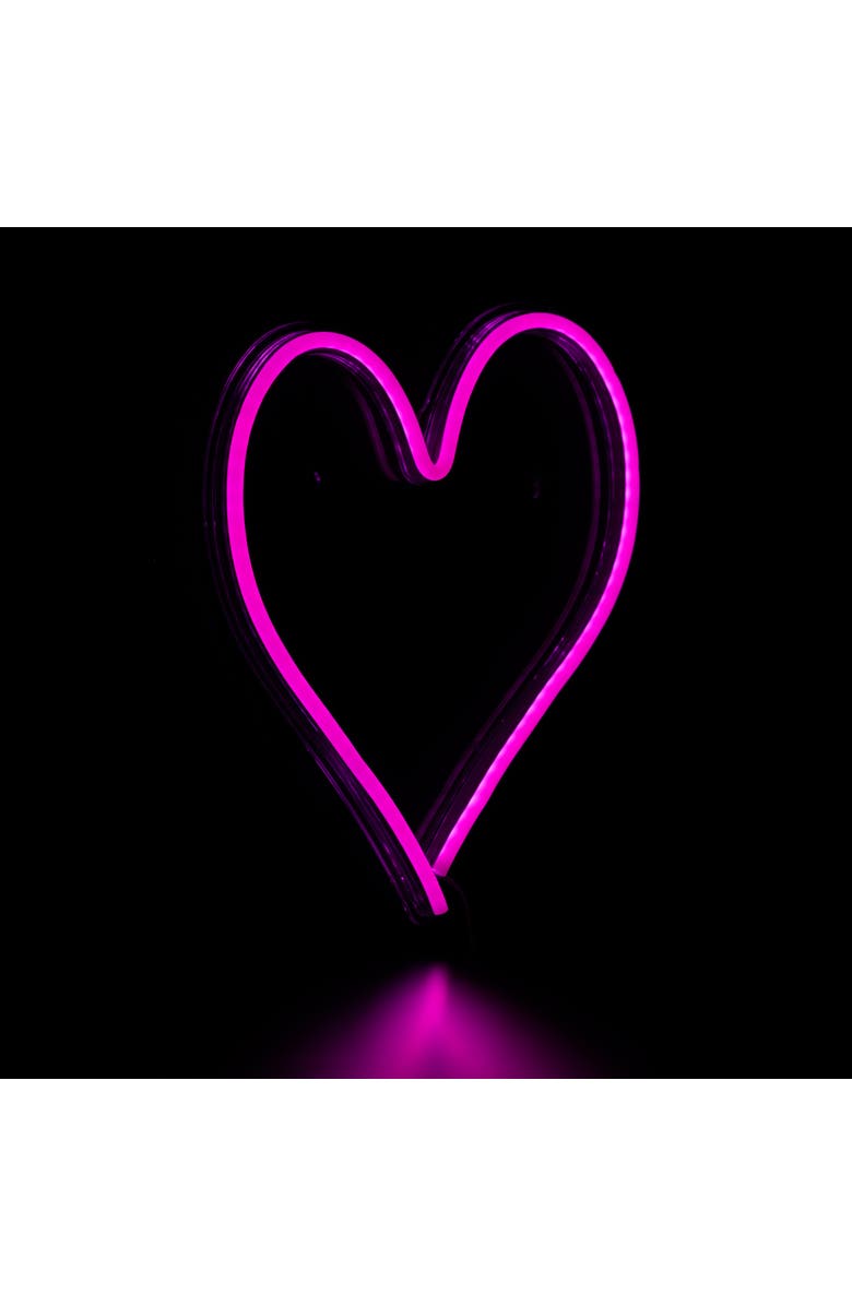 Northlight LED Heart Neon Lighted Wall Art - 13.5" - Pink, Alternate, color, Pink