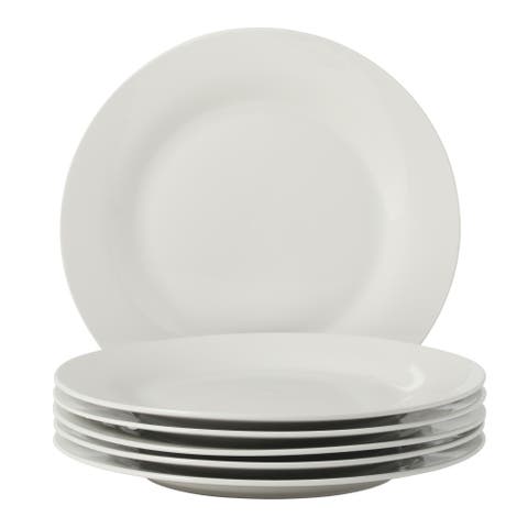 Great Essentials Fine Ceramic Dinner Plate Set