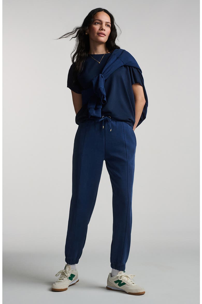 Luxe Touch Joggers, Alternate, color, MEDIEVAL BLUE