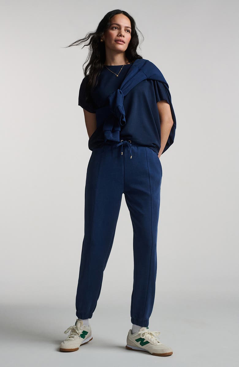 Mavi Jeans Luxe Touch Joggers, Alternate, color, Medieval Blue