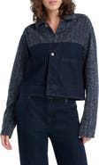 Favorite Daughter The Leave An Impression Texture Denim Jacket