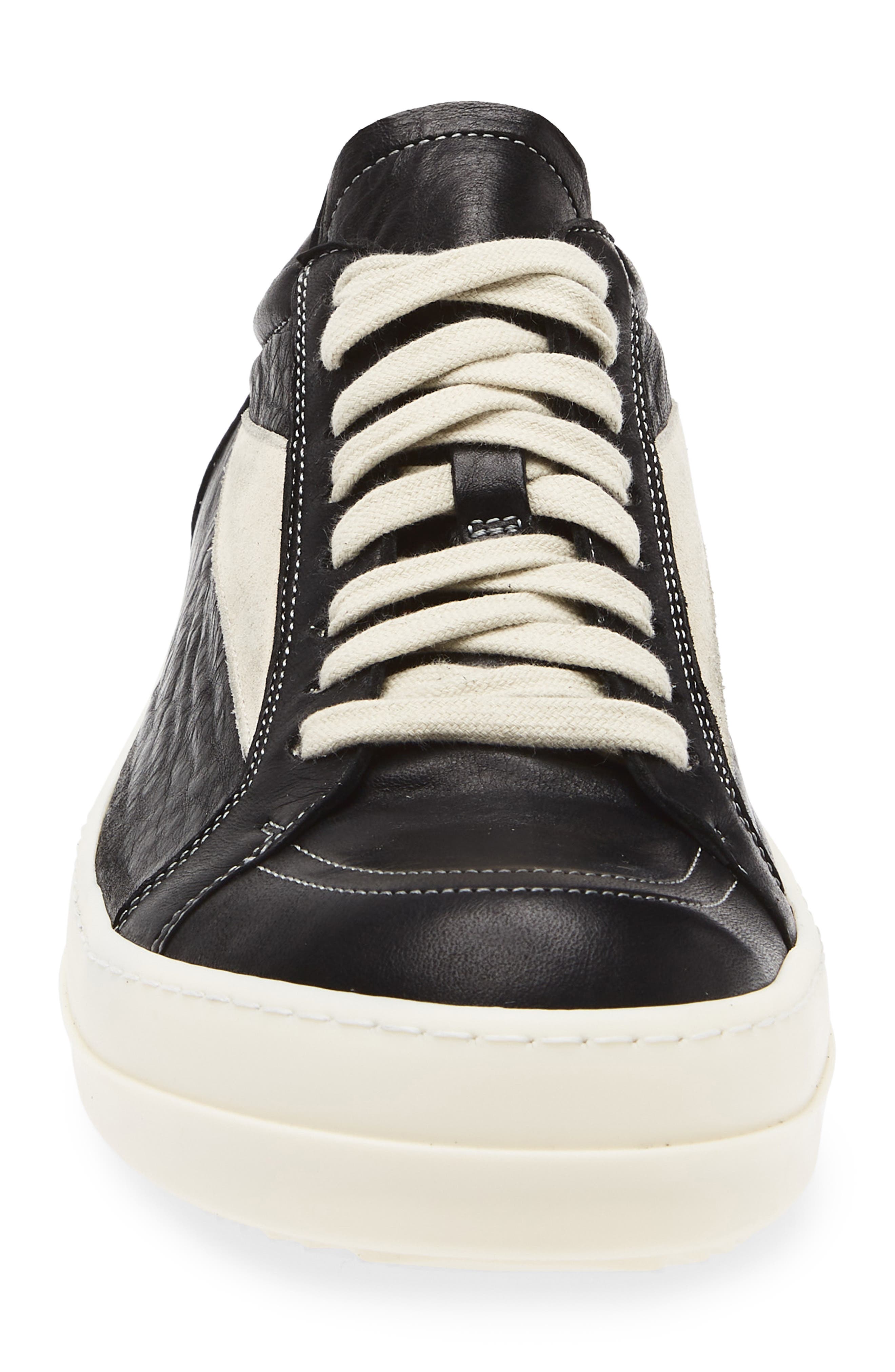 Rick Owens Vintage Sneaks Sneaker, Alternate, color, Black/ Milk/ Milk