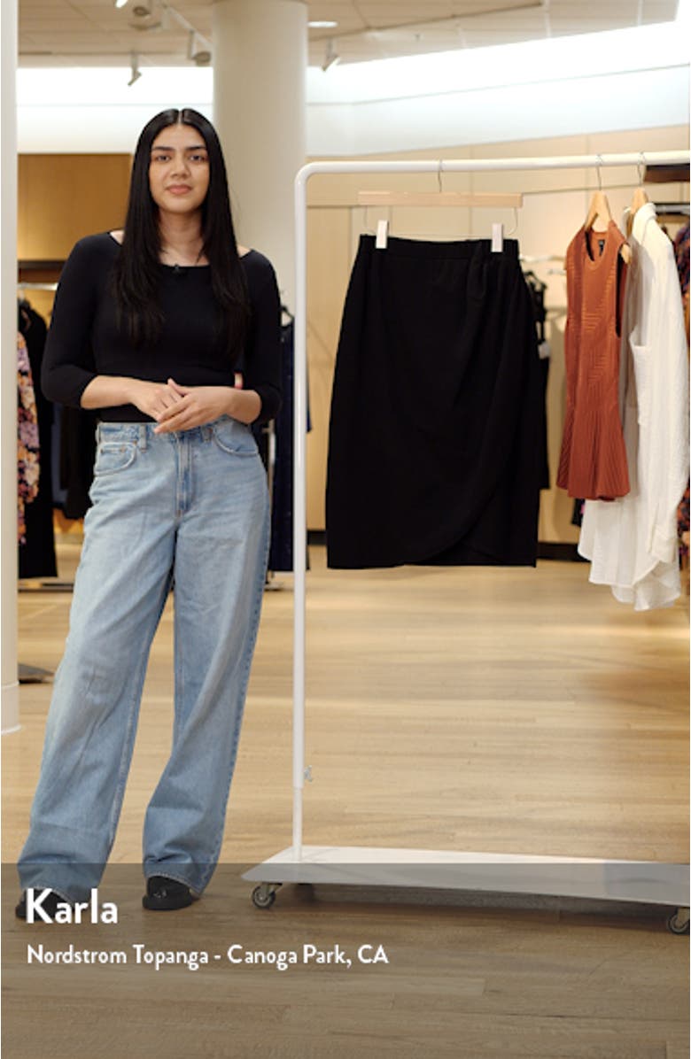 Tulip Hem Wrap Skirt, sales video thumbnail