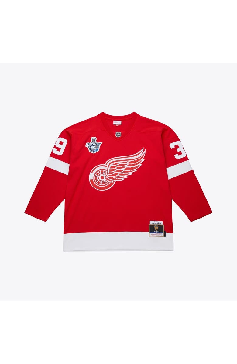Mitchell 
Ness Men
s Mitchell 
Ness Dominik Hasek Red Detroit Red Wings 2007-08 Power Play Jersey, Main, color, Red