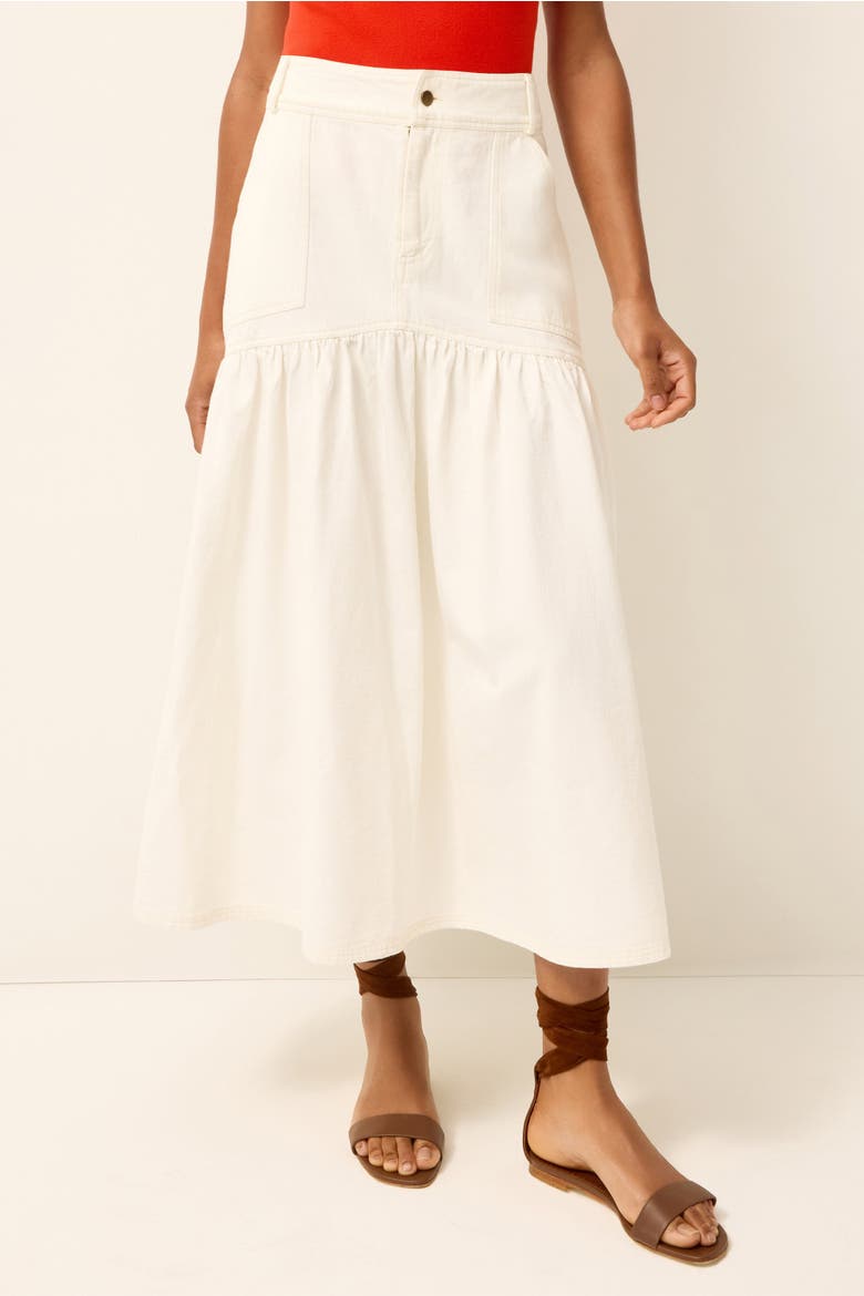 Sophie Skirt, Alternate, color, Whitewash