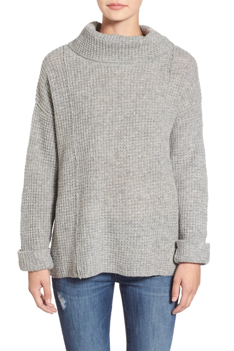'Sidewinder' Wool Pullover, Main, color, GREY